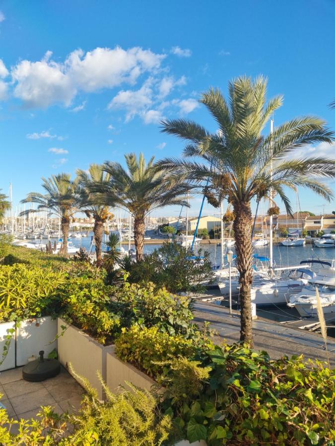 Cap Capistol Studio Avec Terrasse, Vue Port Agde Exterior photo