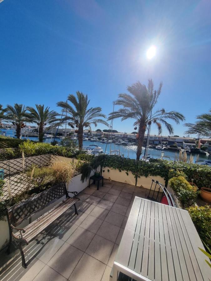 Cap Capistol Studio Avec Terrasse, Vue Port Agde Exterior photo